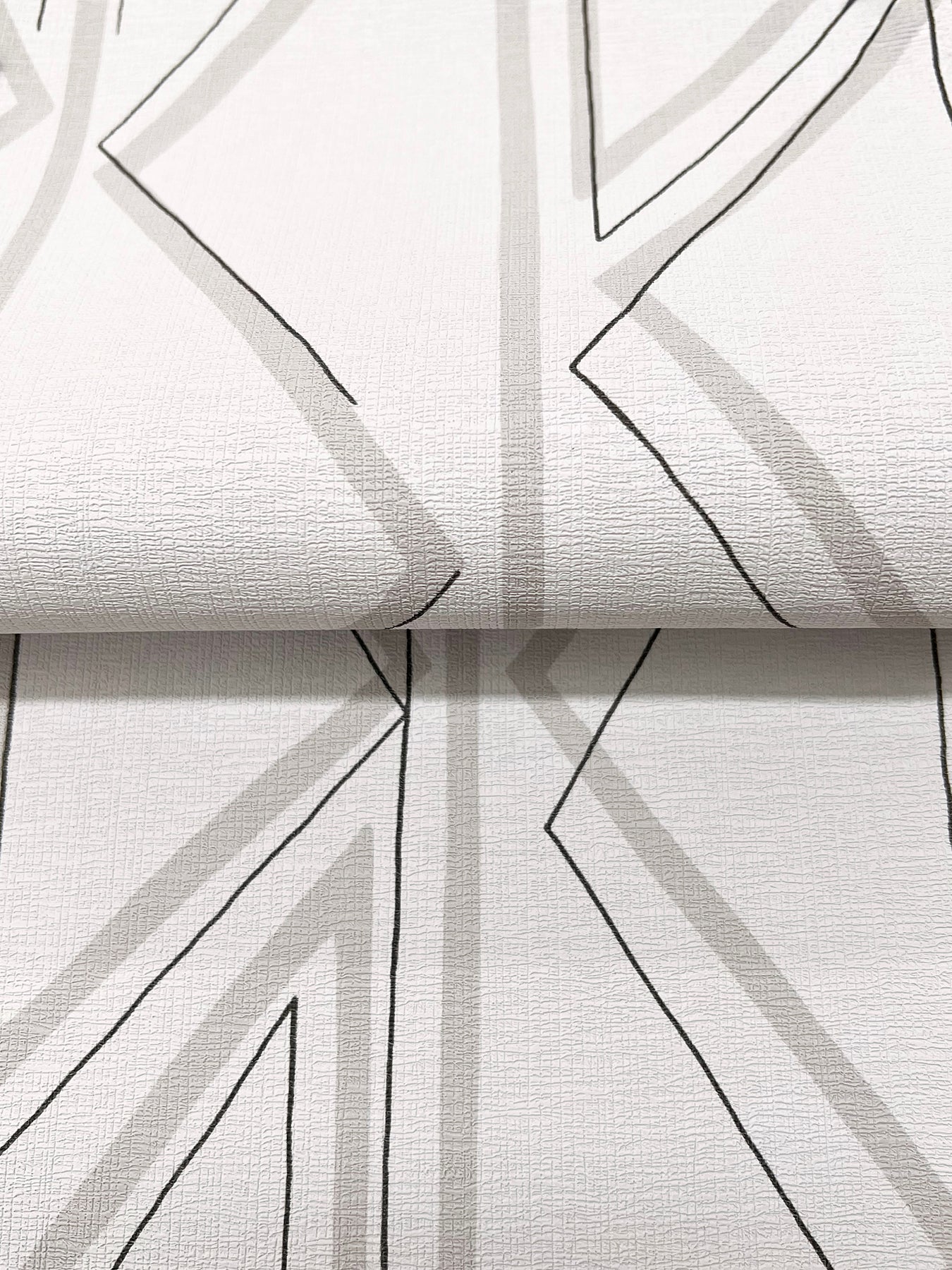 York Wallcoverings Magnolia Home High Performance Side By Side Mineral Wallpaper Modern Geometrics Whites and Off-Whites  Wallpaper - MJ4852