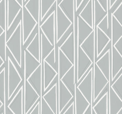 York Wallcoverings Magnolia Home High Performance Side By Side Loft Wallpaper Modern Geometrics Greys  Wallpaper - MJ4855