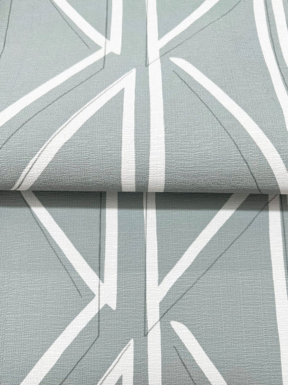 York Wallcoverings Magnolia Home High Performance Side By Side Loft Wallpaper Modern Geometrics Greys  Wallpaper - MJ4855