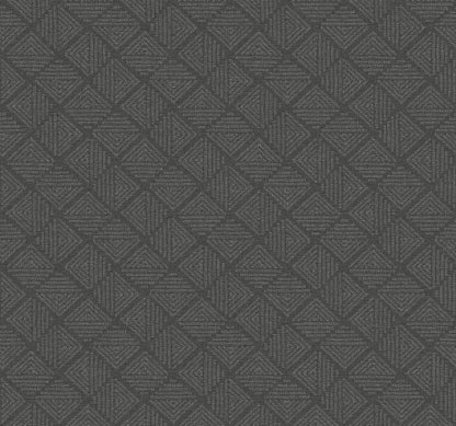 York Wallcoverings Magnolia Home High Performance Center Square Charcoal Wallpaper Modern Geometrics Greys  Wallpaper - MJ4861