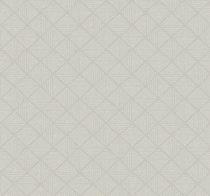 York Wallcoverings Magnolia Home High Performance Center Square Loft Wallpaper Modern Geometrics Greys  Wallpaper - MJ4863