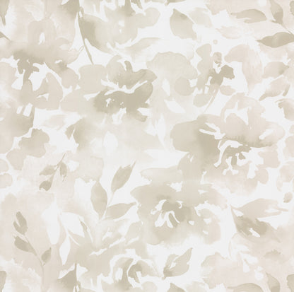 York Wallcoverings Magnolia Home High Performance Lakelynn Mineral Wallpaper Whimsical Florals Beiges  Wallpaper - MJ4870