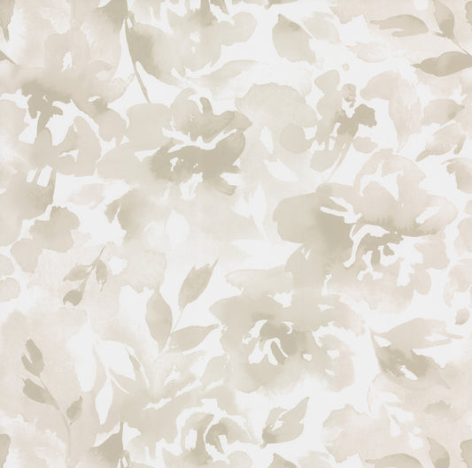 York Wallcoverings Magnolia Home High Performance Lakelynn Mineral Wallpaper Whimsical Florals Beiges  Wallpaper - MJ4870