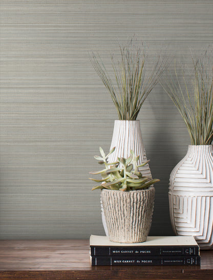 York Wallcoverings Magnolia Home High Performance Loomed Seed Wallpaper Traditional Faux Grasscloth Browns  Wallpaper - MJ4881