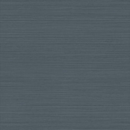 York Wallcoverings Magnolia Home High Performance Loomed Indigo Wallpaper Traditional Faux Grasscloth Blues   - MJ4882N