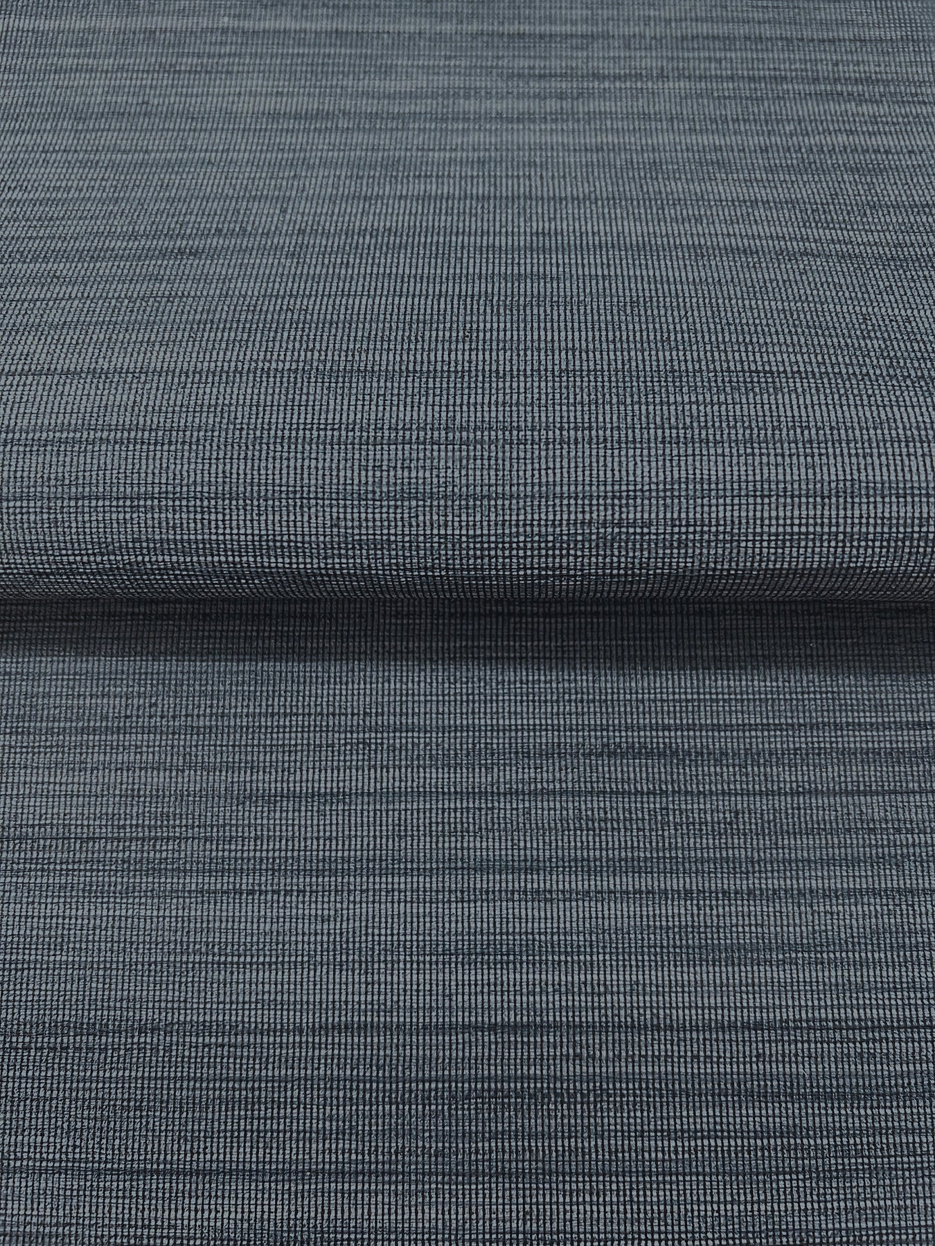 York Wallcoverings Magnolia Home High Performance Loomed Indigo Wallpaper Traditional Faux Grasscloth Blues  Wallpaper - MJ4882