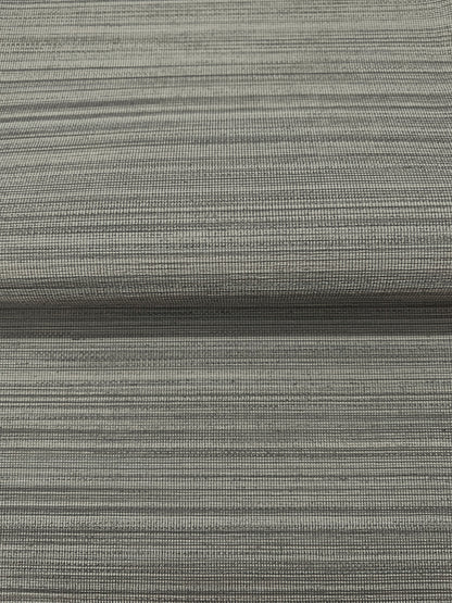 York Wallcoverings Magnolia Home High Performance Loomed Ash Wallpaper Traditional Faux Grasscloth Blacks  Wallpaper - MJ4886