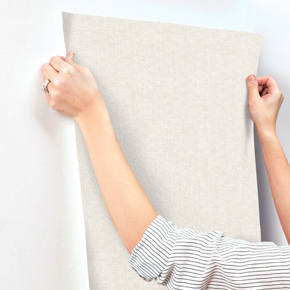 York Wallcoverings Magnolia Home High Performance Brindled Ash Wallpaper Transitional Textures Whites and Off-Whites   - MJ4893N