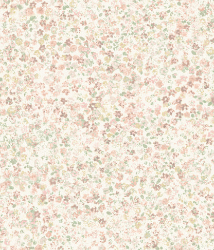 York Wallcoverings Magnolia Home Artful Prints and Patterns Meadow Pink Wallpaper  Florals and Flowers Pinks   - MK1120