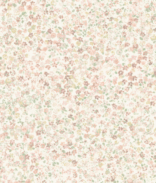 York Wallcoverings Magnolia Home Artful Prints and Patterns Meadow Pink Wallpaper  Florals and Flowers Pinks   - MK1120