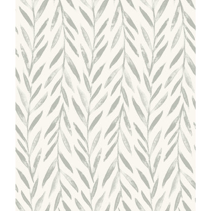 York Wallcoverings Magnolia Home Willow Grey Wallpaper  Botanical Greys   - MK1137