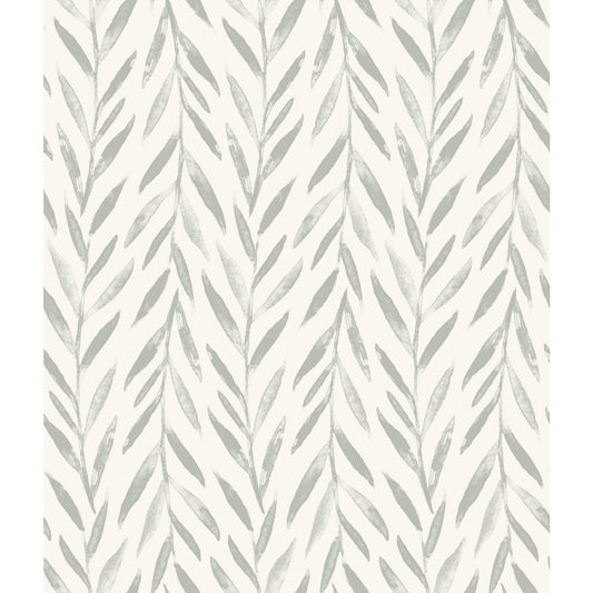 York Wallcoverings Magnolia Home Willow Grey Wallpaper  Botanical Greys   - MK1137