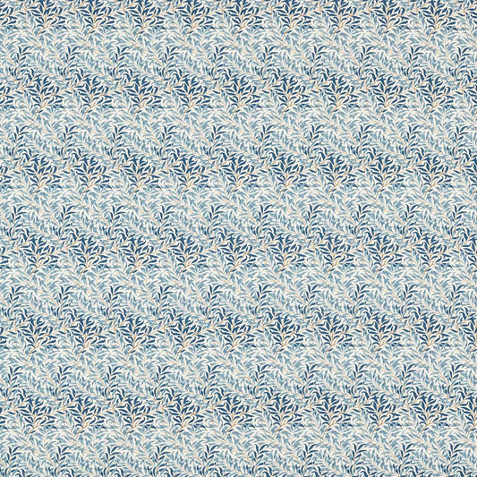 MORRIS & CO Willow Bough Minor Fabric Contemporary, Floral Woad   - MLIF227244