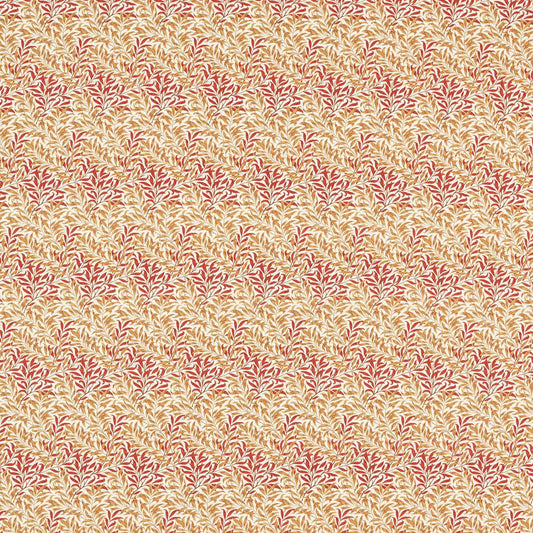 MORRIS & CO Willow Bough Minor Fabric Contemporary, Floral Russet   - MLIF227245