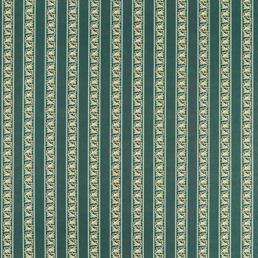 MORRIS & CO Red Car Stripe Fabric Stripe Emery Blue   - MLIF227248