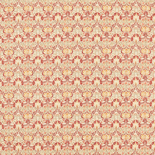 MORRIS & CO Little Chintz Fabric Contemporary, Floral Russet   - MLIF227251