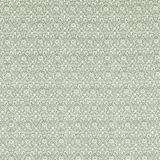 MORRIS & CO Bellflowers Weave Fabric Contemporary, Floral Seagreen   - MLIF237422