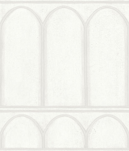 York Wallcoverings York Wallcoverings Arches White and Pearl Wallpaper  Brick, Wood and Stone Whites and Off-Whites   - MN1830