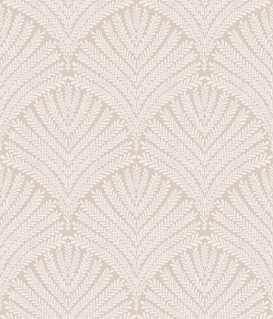 York Wallcoverings York Wallcoverings Beachcomber Light Pink and Cream Wallpaper  Botanical Pinks   - MN1872