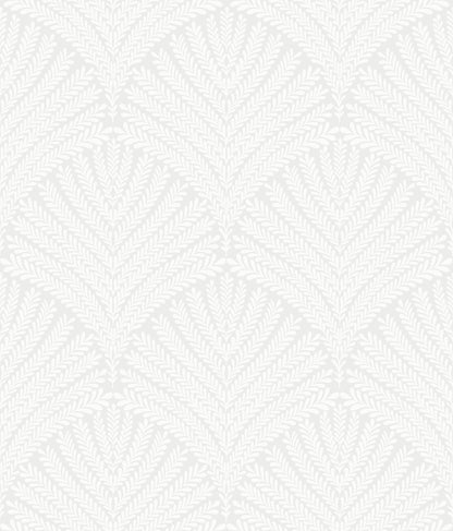 York Wallcoverings York Wallcoverings Beachcomber Light Grey and White Wallpaper  Botanical Whites and Off-Whites   - MN1874