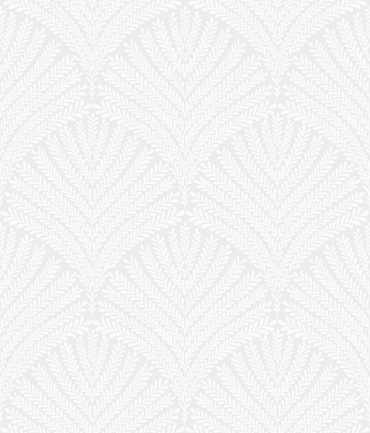 York Wallcoverings York Wallcoverings Beachcomber Light Grey and White Wallpaper  Botanical Whites and Off-Whites   - MN1874