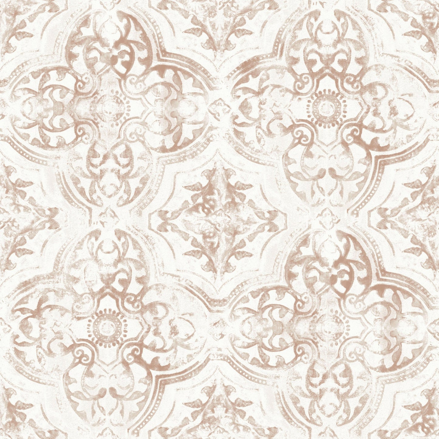 York Wallcoverings York Wallcoverings Quartet Off White and Tan Wallpaper  Bohemian Whites and Off-Whites   - MN1892