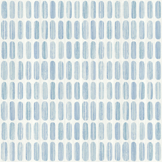 York Wallcoverings York Wallcoverings Petite Pergola Blue Wallpaper  Brick, Wood and Stone Blues   - MN1942