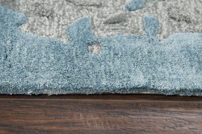 Contemporary rug, 2' x 8'.