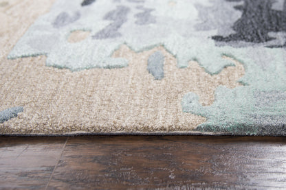 Mod Contemporary area rug, 10' x 13'.