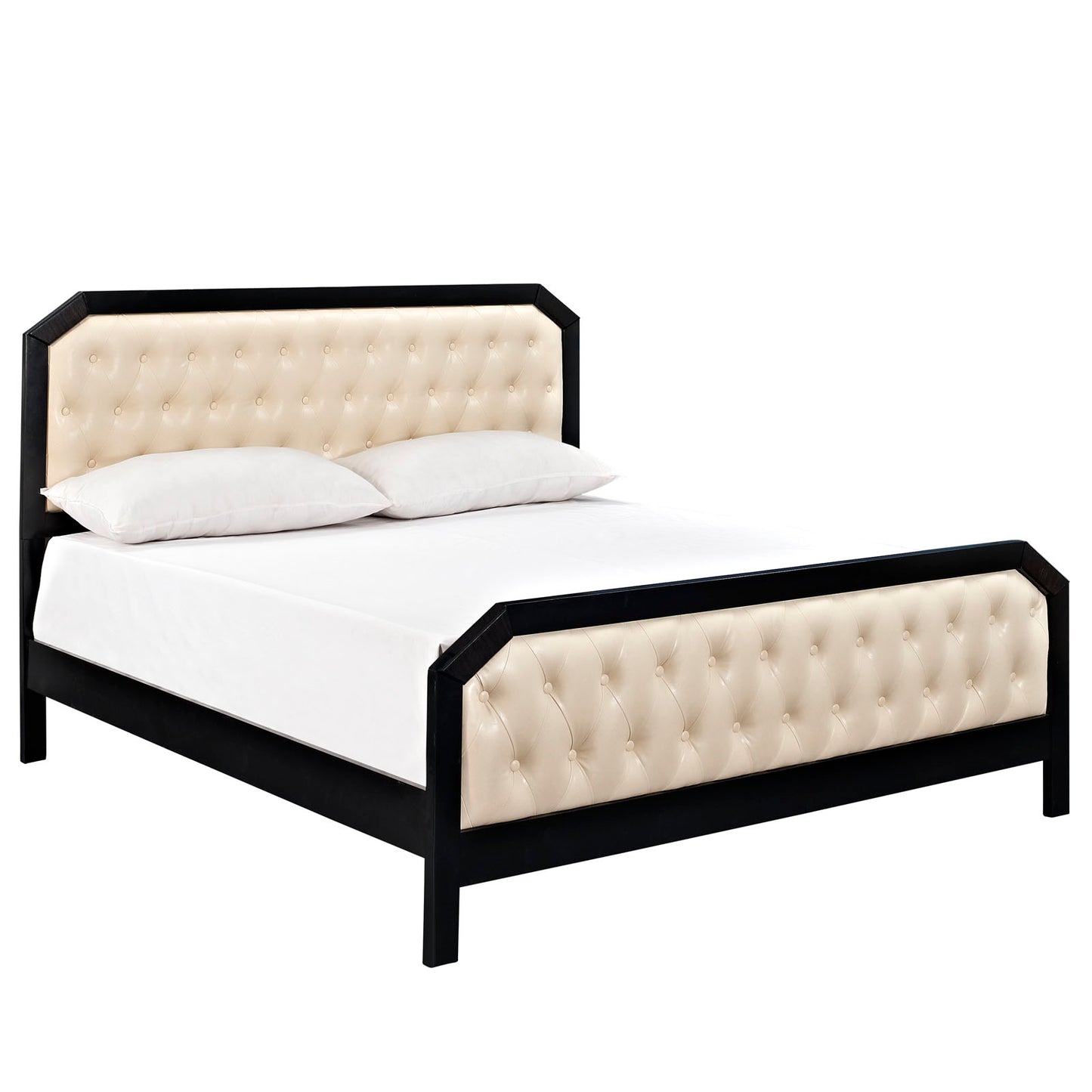Modway Outlet Tommy Queen Bed by Modway  Bedroom Furniture Black - MOD-5023-BLK-SET