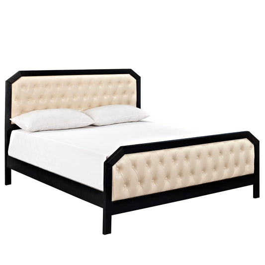 Modway Outlet Tommy Queen Bed by Modway  Bedroom Furniture Black - MOD-5023-BLK-SET