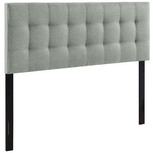 Modway - Lily Upholstered Fabric Queen Headboard by Modway  Bedroom Headboards Gray - MOD-5041-GRY