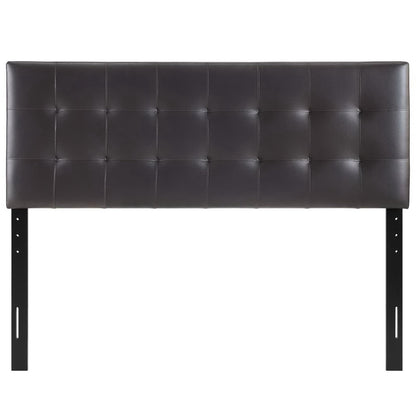 Modway - Lily Upholstered Vinyl Queen Headboard by Modway  Bedroom Headboards Brown - MOD-5130-BRN
