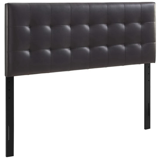 Modway - Lily Upholstered Vinyl King Headboard by Modway  Bedroom Headboards Brown - MOD-5145-BRN