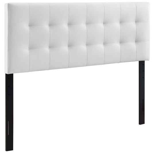 Modway - Lily Upholstered Vinyl King Headboard by Modway  Bedroom Headboards White - MOD-5145-WHI