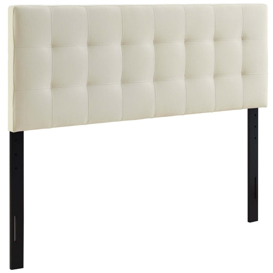 Modway - Lily Upholstered Fabric Full Headboard by Modway  Bedroom Headboards White - MOD-5146-IVO