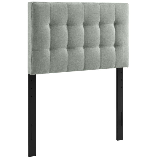 Modway - Lily Upholstered Fabric Twin Headboard by Modway  Bedroom Headboards Gray - MOD-5148-GRY