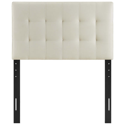 Modway - Lily Upholstered Fabric Twin Headboard by Modway  Bedroom Headboards White - MOD-5148-IVO
