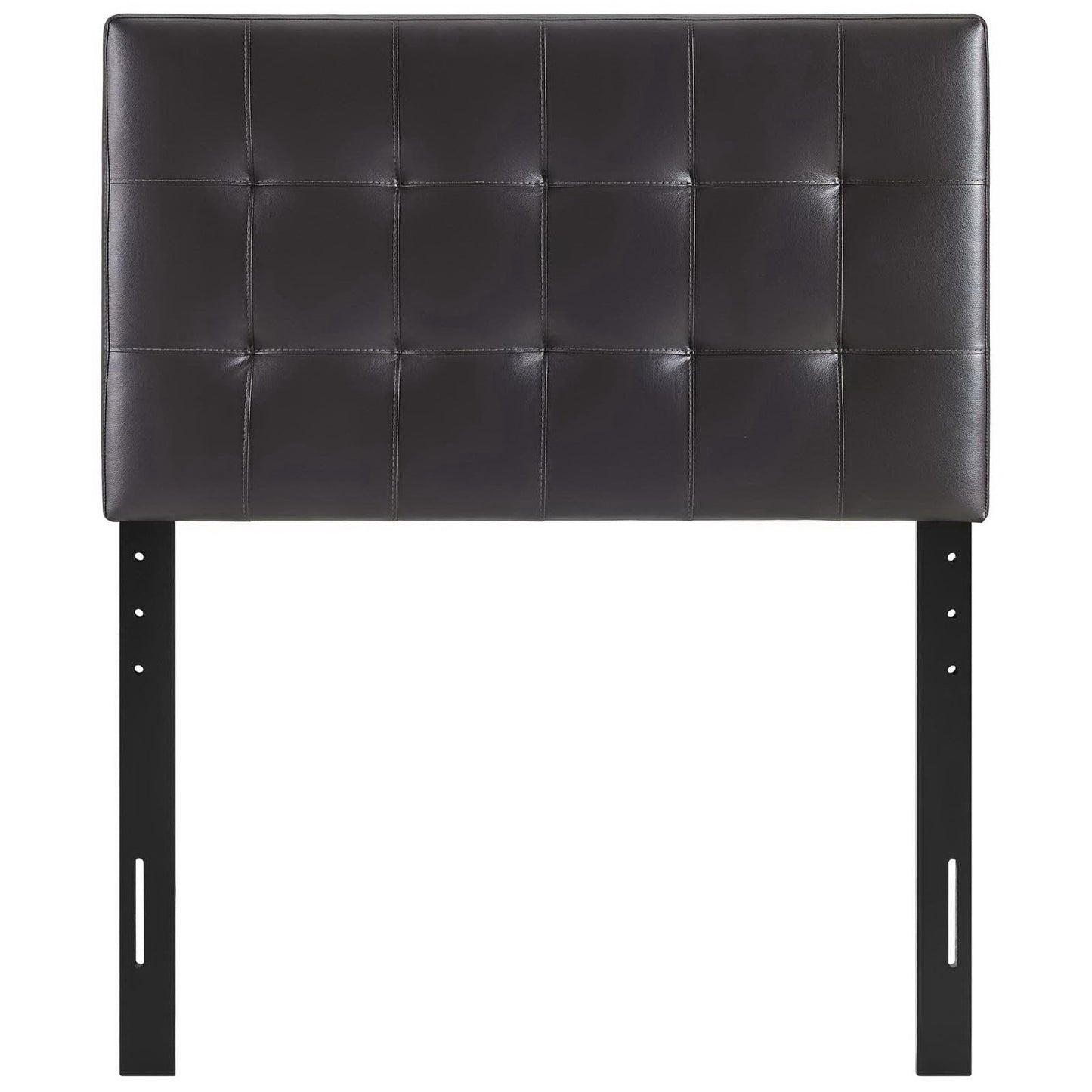 Modway - Lily Upholstered Vinyl Twin Headboard by Modway  Bedroom Headboards Brown - MOD-5149-BRN