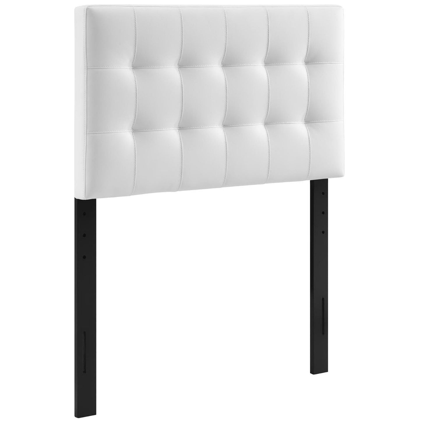 Modway - Lily Upholstered Vinyl Twin Headboard by Modway  Bedroom Headboards White - MOD-5149-WHI