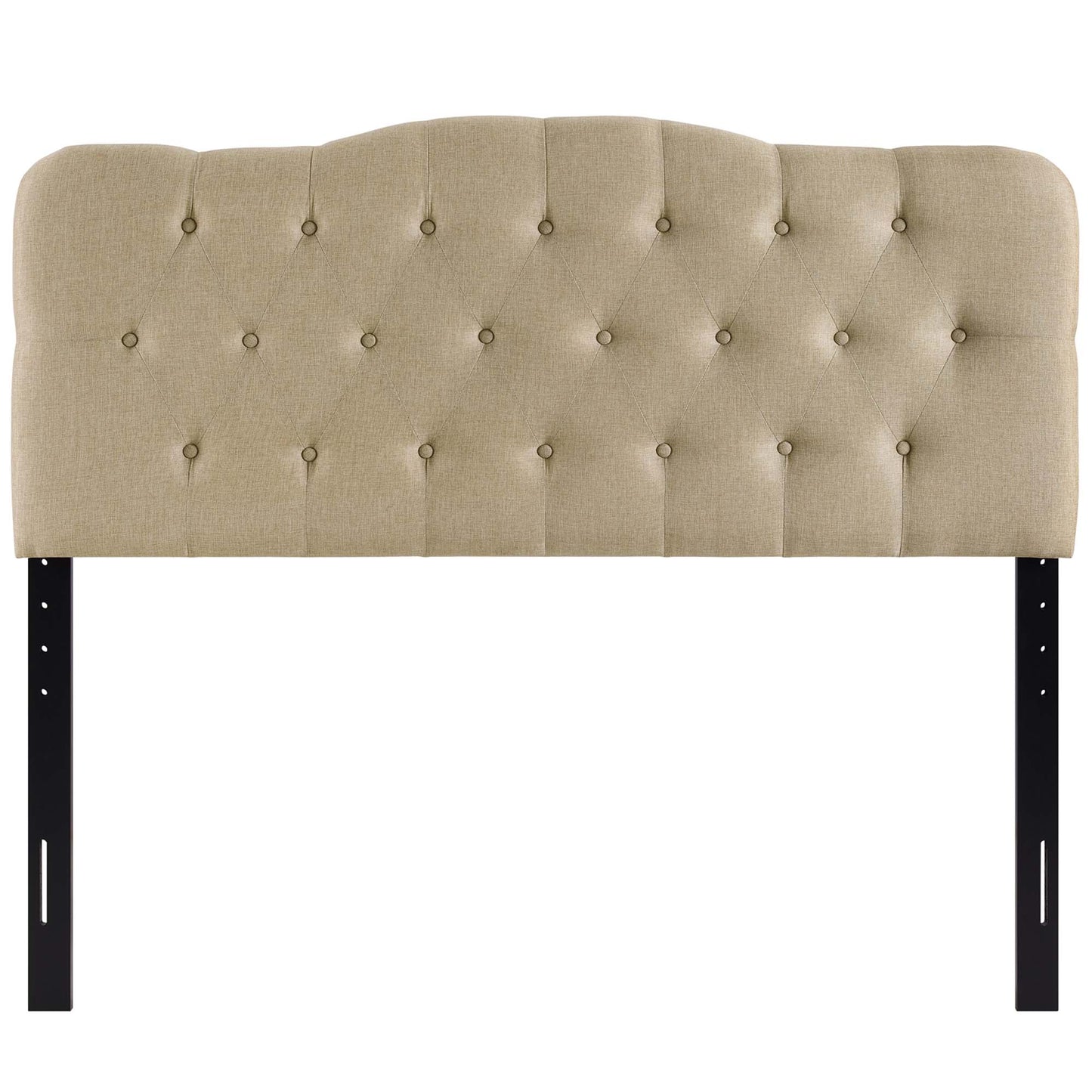 Modway - Annabel Upholstered Fabric Queen Headboard by Modway  Bedroom Headboards Brown - MOD-5154-BEI