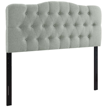Modway - Annabel Upholstered Fabric Queen Headboard by Modway  Bedroom Headboards Gray - MOD-5154-GRY