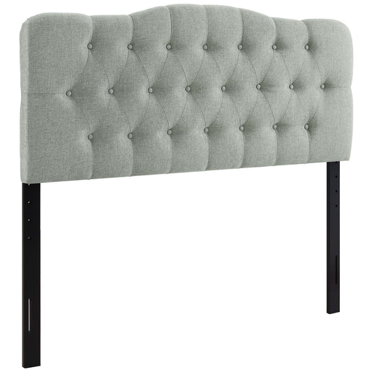 Modway - Annabel Upholstered Fabric Queen Headboard by Modway  Bedroom Headboards Gray - MOD-5154-GRY