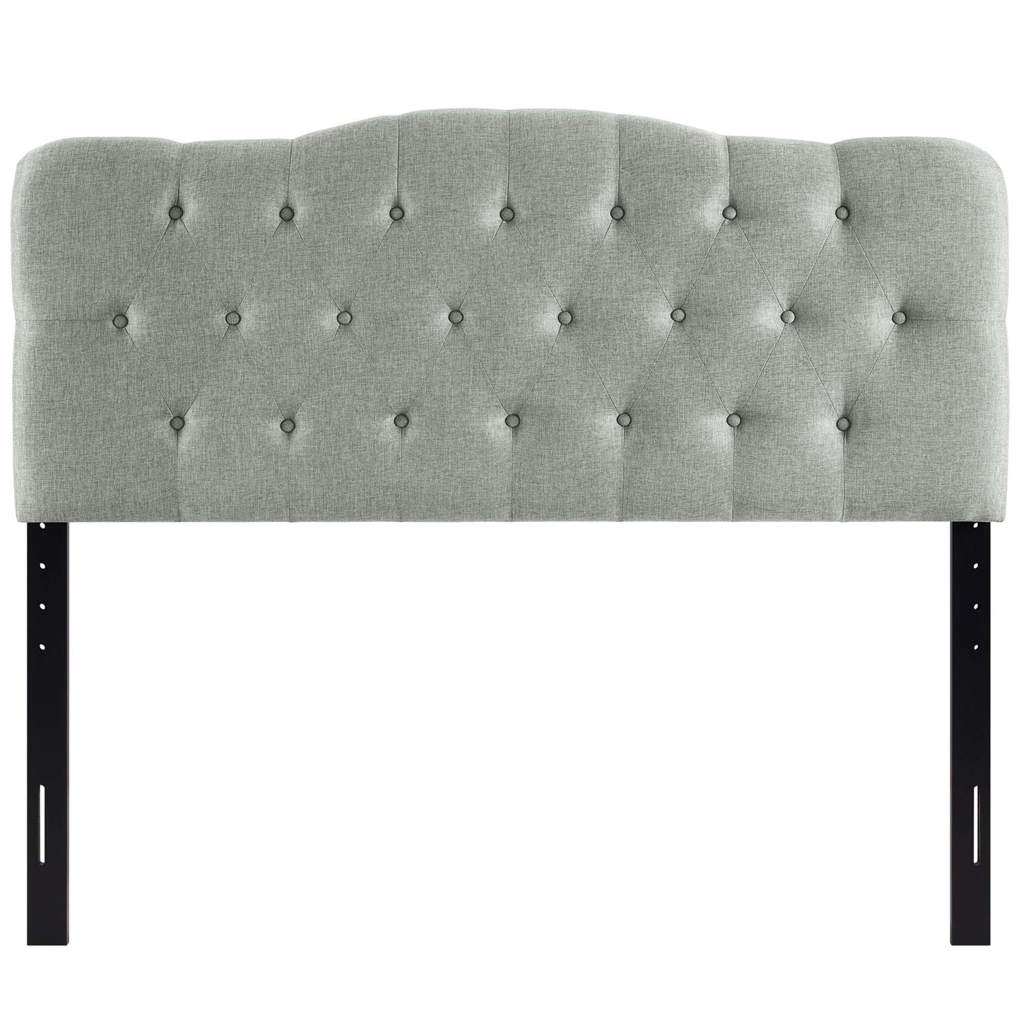 Modway - Annabel Upholstered Fabric Queen Headboard by Modway  Bedroom Headboards Gray - MOD-5154-GRY