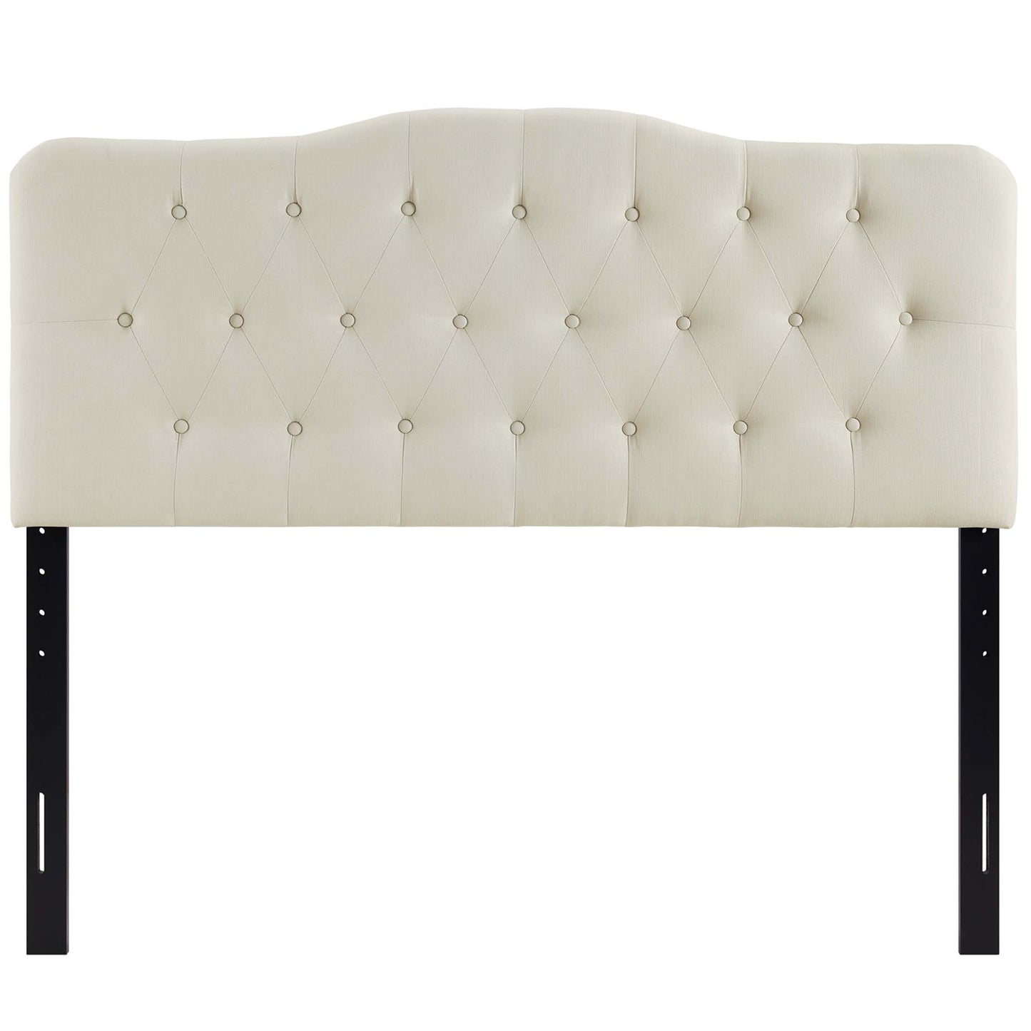 Modway - Annabel Upholstered Fabric Queen Headboard by Modway  Bedroom Headboards White - MOD-5154-IVO