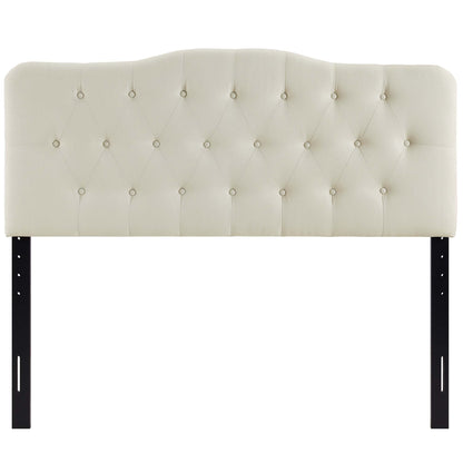 Modway - Annabel Upholstered Fabric Queen Headboard by Modway  Bedroom Headboards White - MOD-5154-IVO