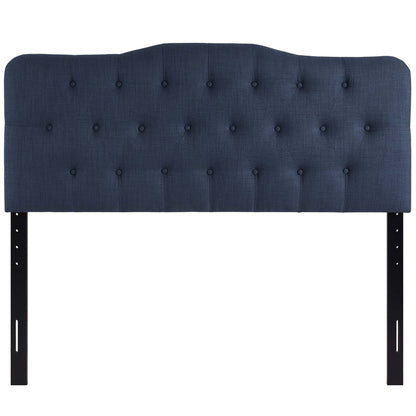 Modway - Annabel Upholstered Fabric Queen Headboard by Modway  Bedroom Headboards Blue - MOD-5154-NAV