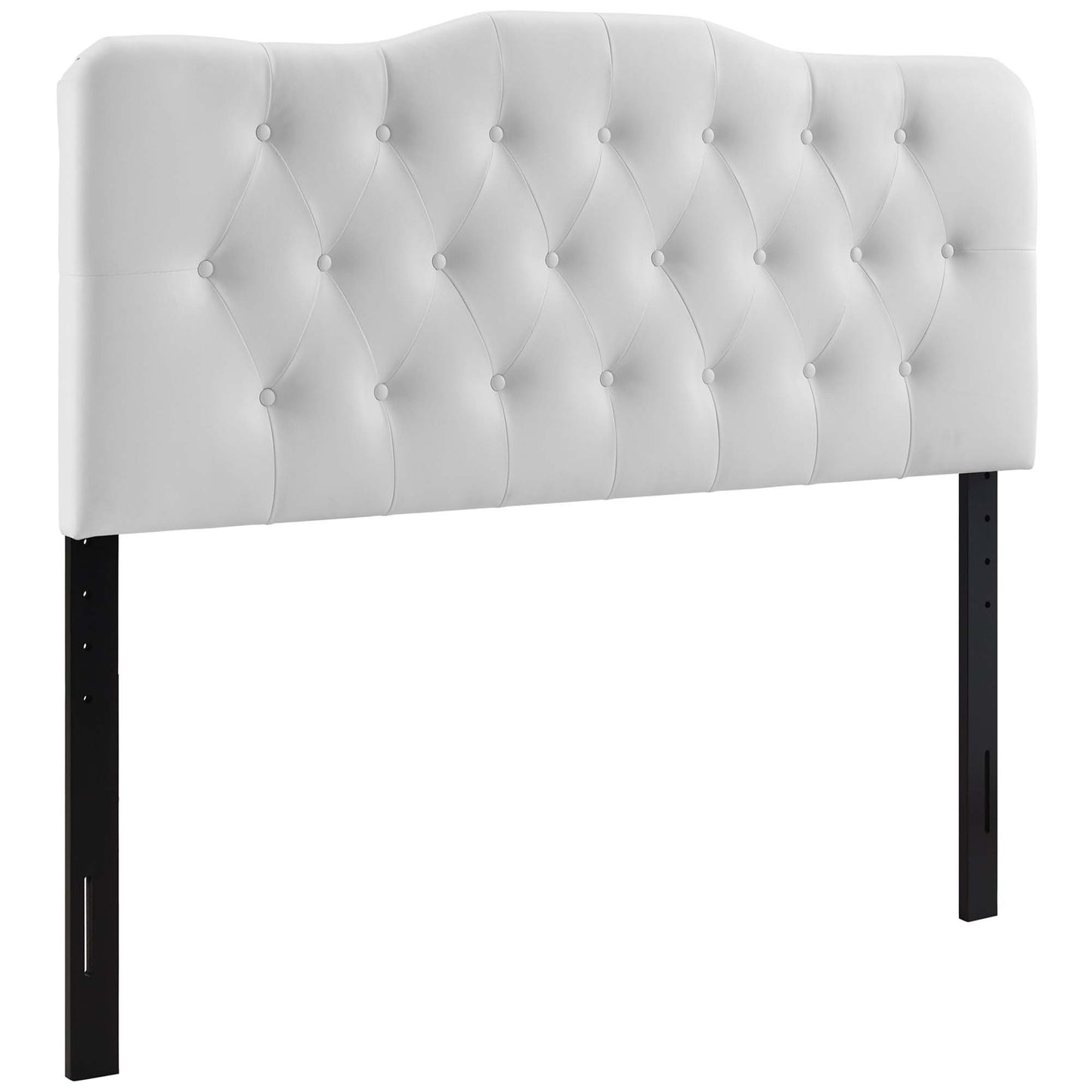 Modway - Annabel Upholstered Vinyl Queen Headboard by Modway  Bedroom Headboards White - MOD-5155-WHI