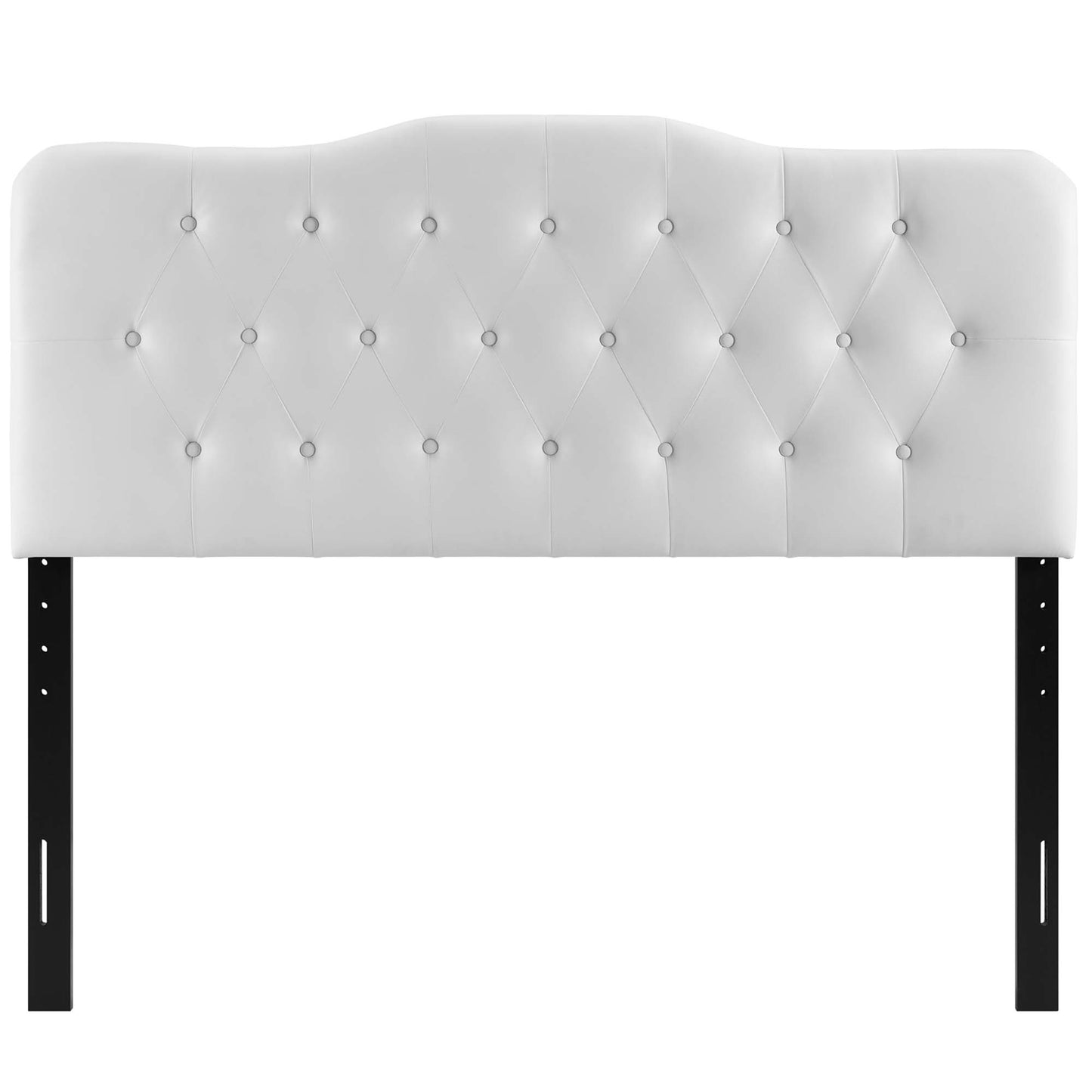 Modway - Annabel Upholstered Vinyl Queen Headboard by Modway  Bedroom Headboards White - MOD-5155-WHI