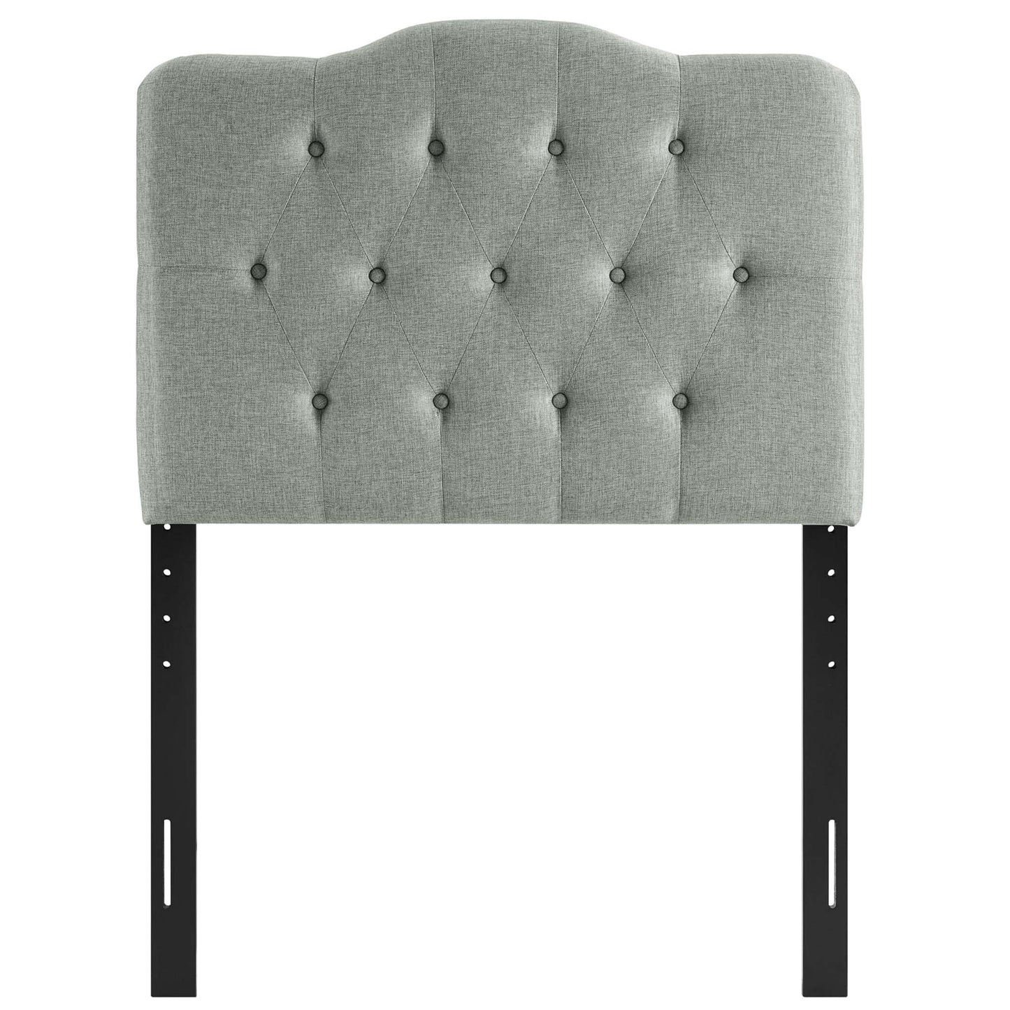 Modway - Annabel Upholstered Fabric Twin Headboard by Modway  Bedroom Headboards Gray - MOD-5160-GRY